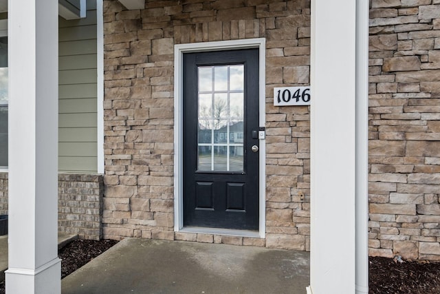 view of entrance to property