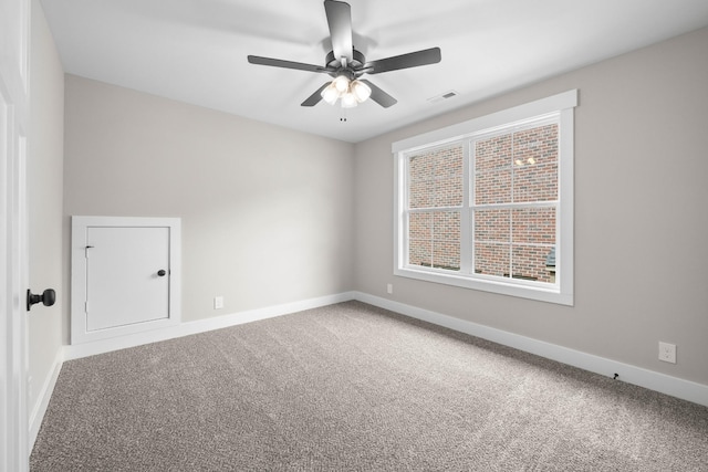 220 Birnam Wood Trce, Clarksville, TN 37043 - unfurnished room featuring carpet floors, baseboards, and ceiling fan