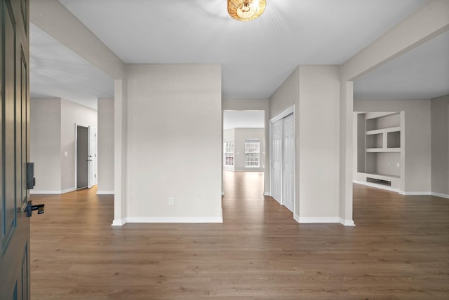 entryway featuring hardwood / wood-style floors