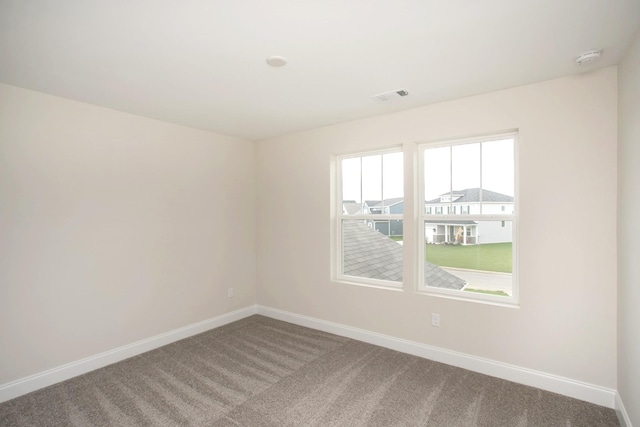 unfurnished room with carpet