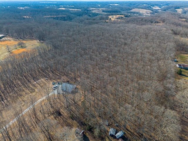 drone / aerial view featuring a rural view