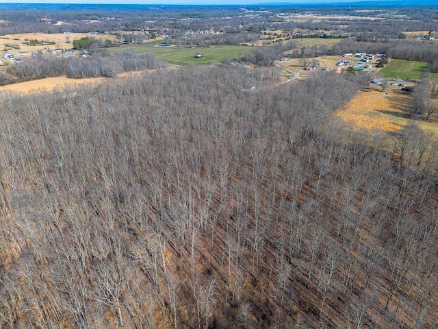 drone / aerial view featuring a rural view