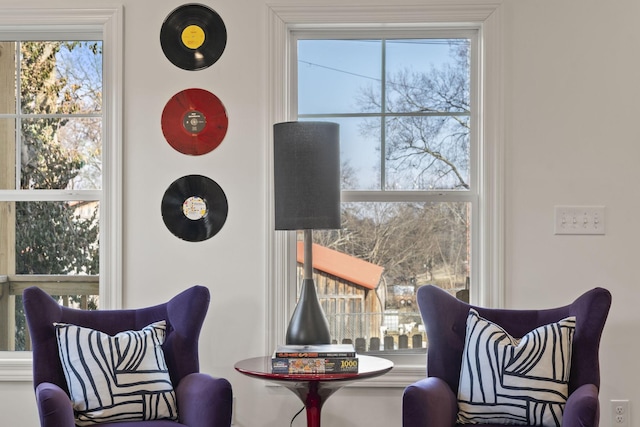 view of sitting room