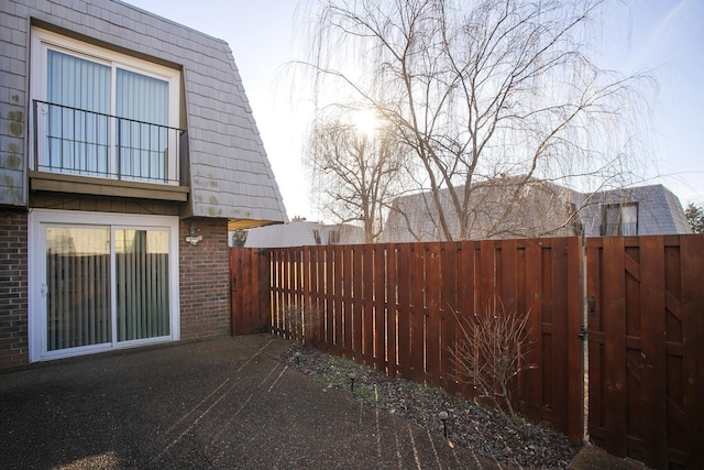 exterior space featuring a patio