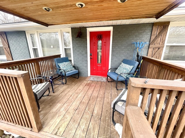 view of deck