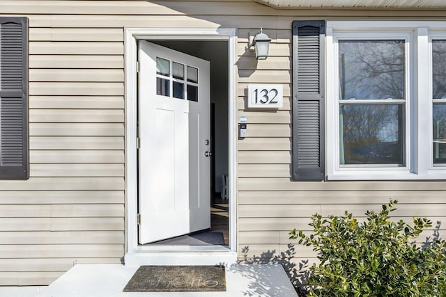 view of entrance to property