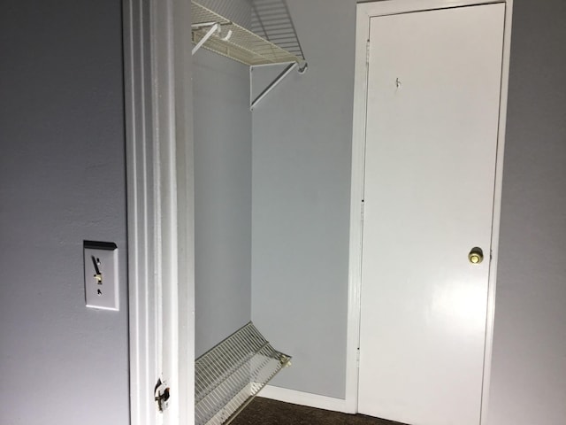 view of closet