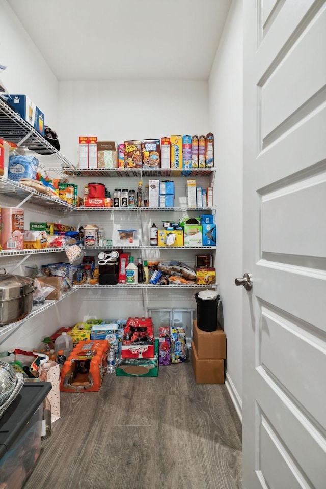 view of pantry