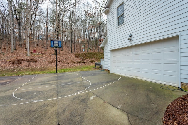 view of sport court