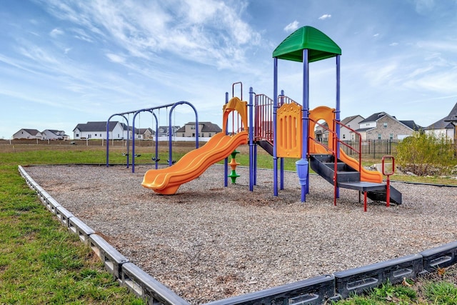 view of jungle gym