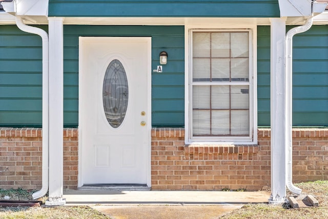 view of entrance to property