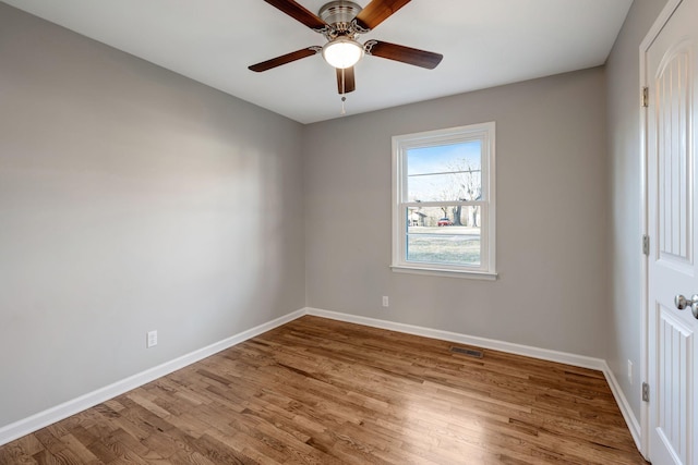604 W 4th Ave, Hohenwald, TN 38462 - unfurnished room featuring ceiling fan and light hardwood / wood-style flooring