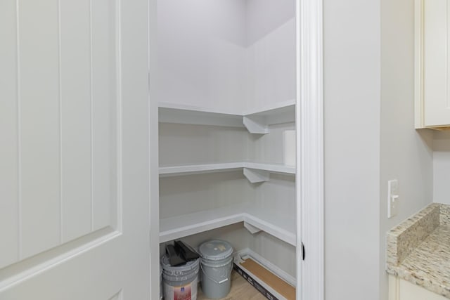 view of pantry