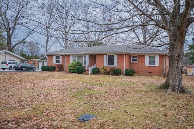 view of ranch-style home