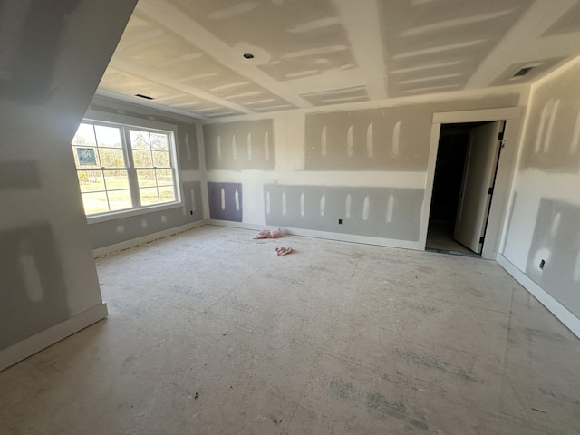 view of unfurnished living room