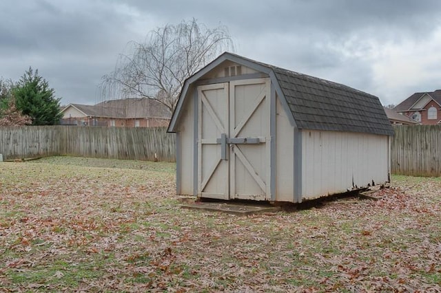 view of outbuilding