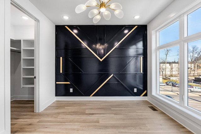 interior space featuring hardwood / wood-style floors