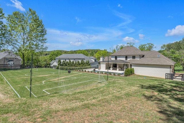 view of property's community with a gazebo