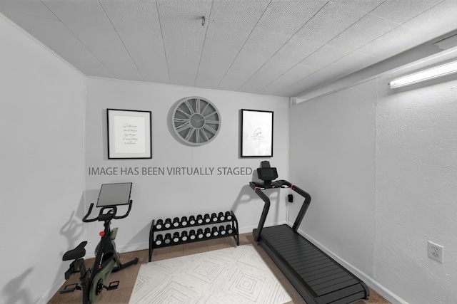 view of exercise room