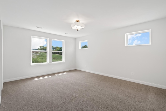 empty room with carpet floors