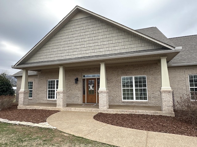 craftsman-style home featuring a porch