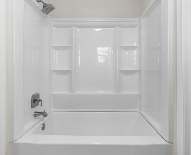 bathroom featuring bathtub / shower combination