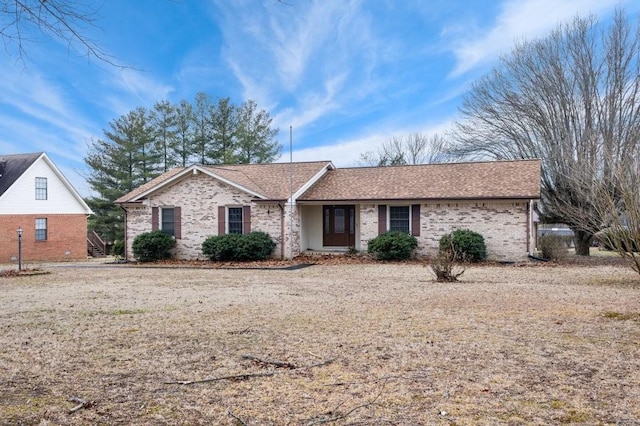 view of ranch-style home