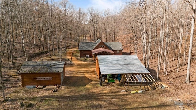 view of outbuilding