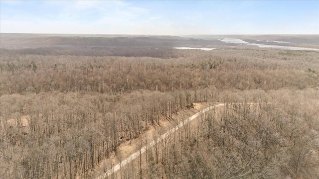 birds eye view of property with a rural view