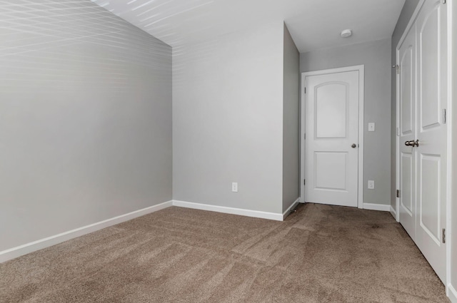 interior space with carpet flooring