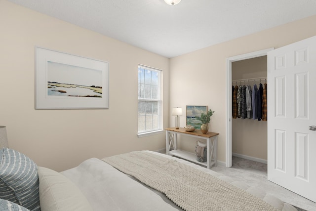 bedroom featuring a closet