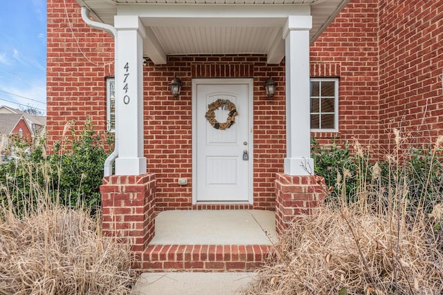 view of entrance to property