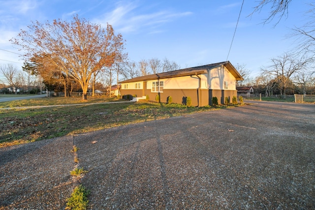 view of side of home