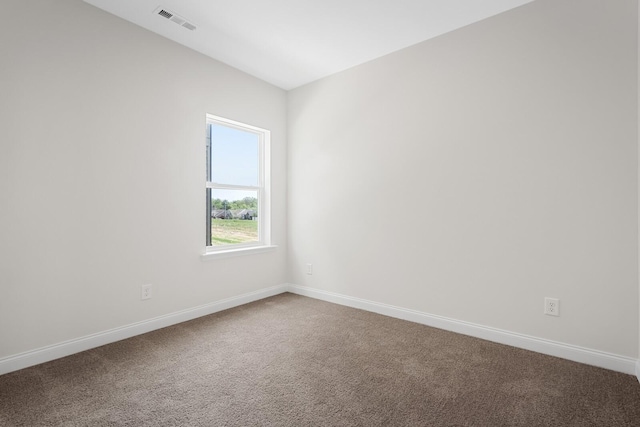 empty room with carpet floors