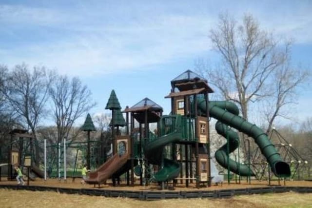 view of jungle gym