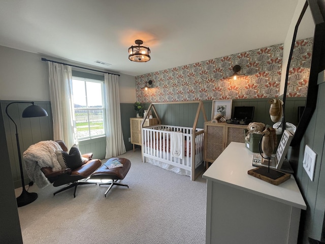 bedroom featuring carpet flooring