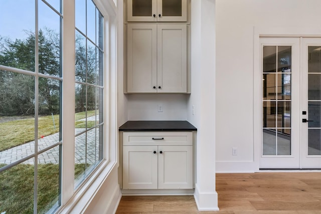 interior space featuring light hardwood / wood-style flooring and plenty of natural light