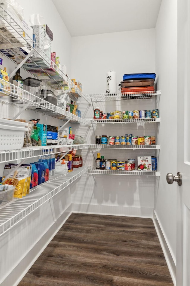 view of pantry