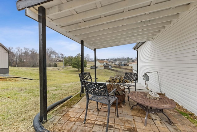 view of patio