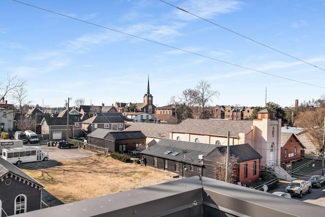 exterior space with a residential view