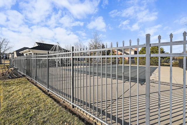 view of tennis court