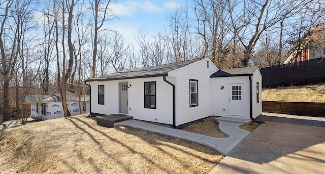 view of front of home