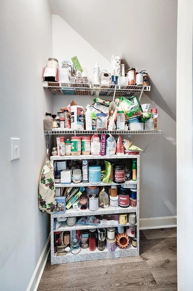 view of pantry