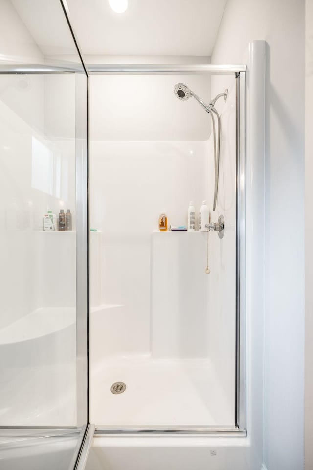 bathroom with walk in shower