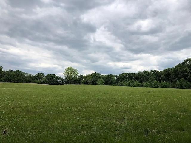 view of landscape featuring a rural view