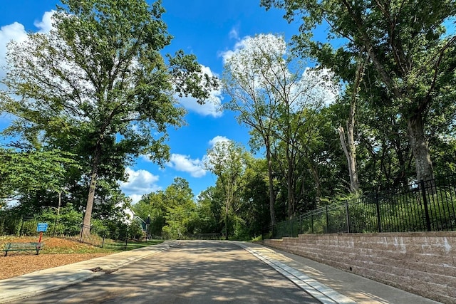 view of road