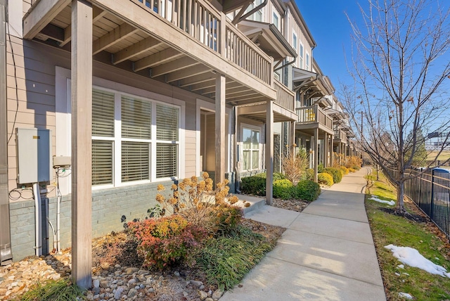 view of entrance to property