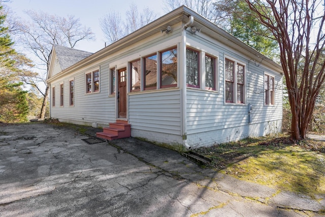 view of front of house featuring a patio