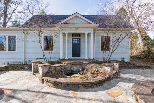 view of neoclassical / greek revival house