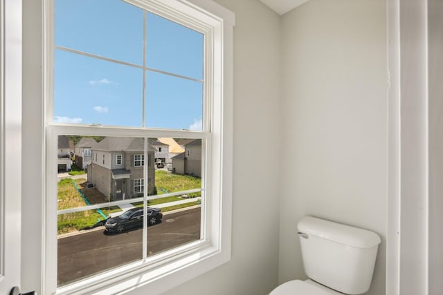 bathroom featuring toilet